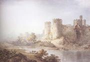 Castle on the edge of a river (mk47), James Holworthy
